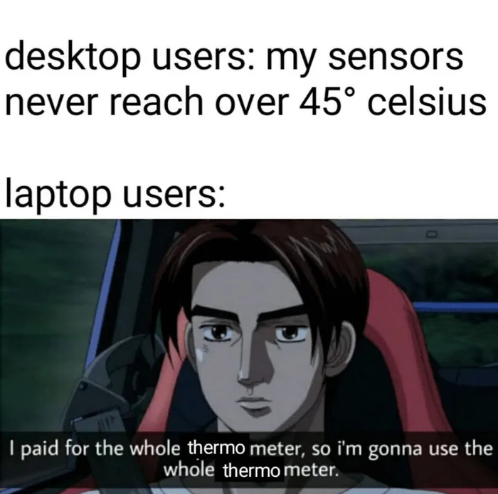 I paid for the whole thermo meter