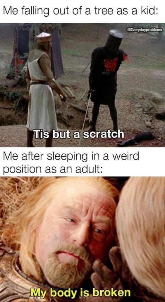 I Feel Like my Body Is Falling Apart.