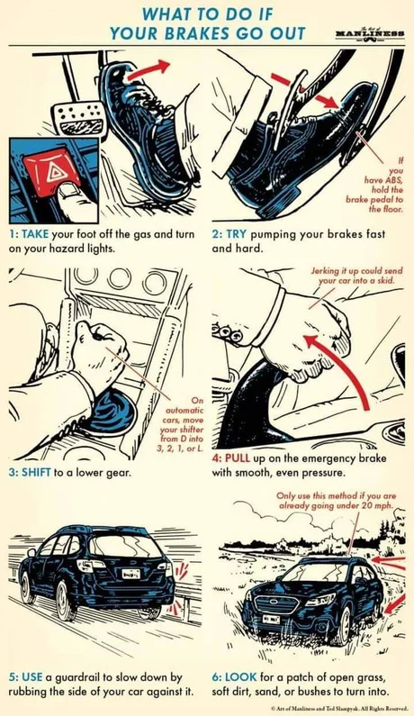 What to do if your breakes go out