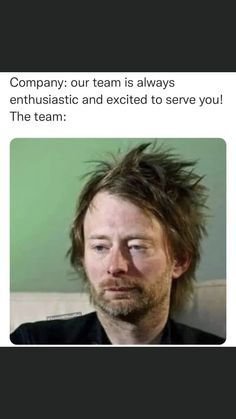 Yes that is definitely the face enthusiasm