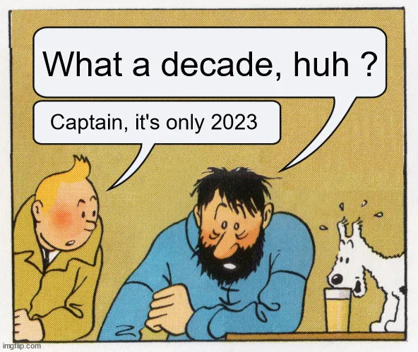 IT S ONLY THREE YEARS
